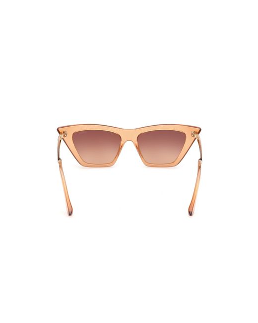 Guess Black Gu00310 44F Sunglasses Injected Cat Eye Normal