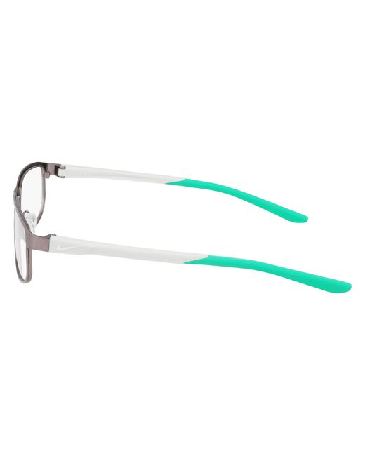 Nike Black 8157 070 Optical Frames Metal Squared Normal for men