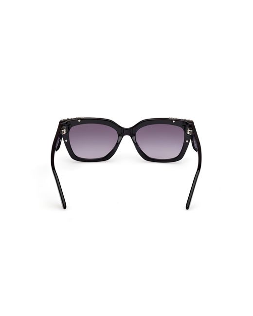 Guess Black Gm00027 01B Sunglasses Acetate Smoke Squared Normal