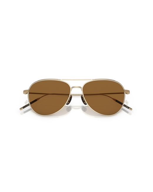 Oliver Peoples Black Ov1276St Tk-3 531153 Sunglasses Titanium Pilot Normal