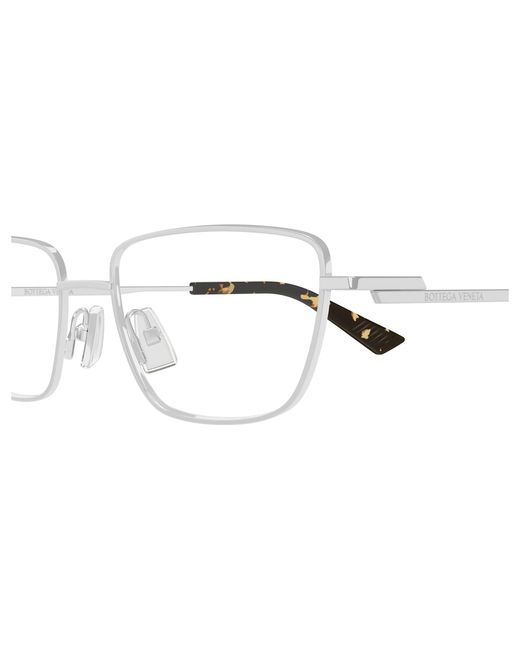 Bottega Veneta Black Bv1385O 002 Optical Frames Metal Transparent Cat Eye