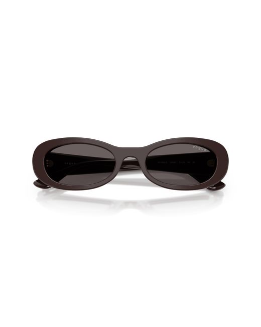 Vogue Eyewear Black Vo5582S 225287 Sunglasses Acetate Round Normal