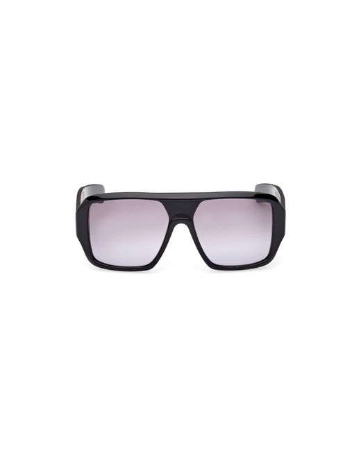 Adidas Black Or0132 01B Sunglasses Acetate Smoke Squared Normal