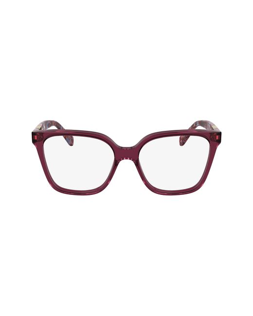 Longchamp Black Lo2765 500 Optical Frames Acetate Squared Normal