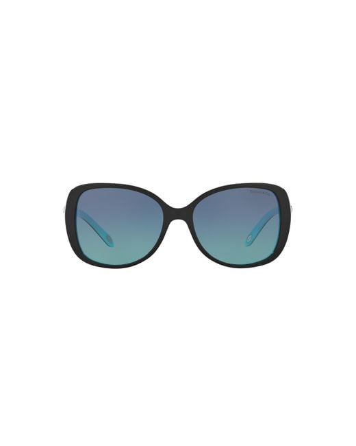 Tiffany & Co Black Tf4121B 80559S Sunglasses Acetate Squared Normal Shaded