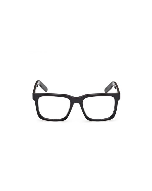 Adidas Black Or5124 001 Optical Frames Acetate Squared Normal for men
