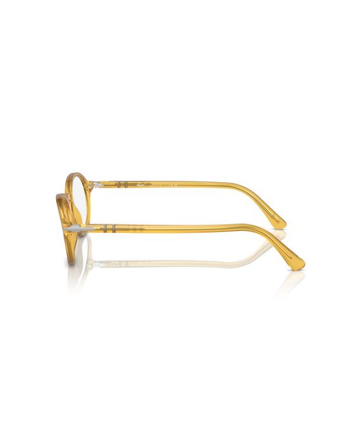 Persol Black Po3351V 204 Optical Frames Acetate Transparent Round Normal