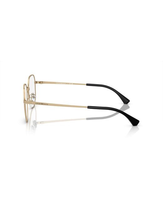 Emporio Armani Black Ea1154D 3002 Optical Frames Metal Transparent Round Normal for men
