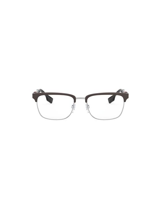 Burberry Black Be1348 Alba 1307 Optical Frames Metal Transparent Squared Normal for men