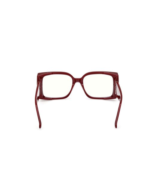 Max Mara Black Mm5173-B 069 Optical Frames Acetate Squared Normal