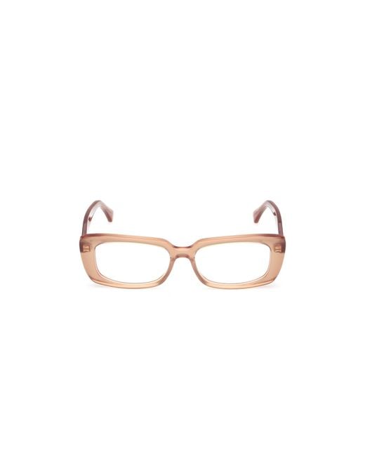 Max Mara Black Mm5209 045 Optical Frames Acetate Squared Normal