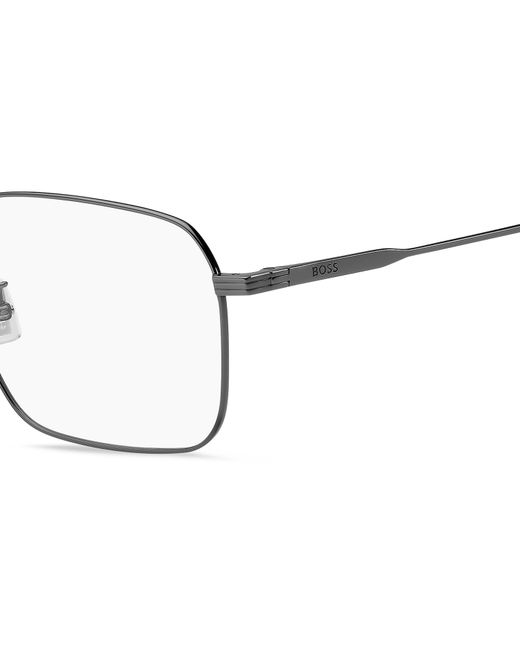 Boss Black Boss 1772/G V81 Optical Frames Titanium Squared Normal for men