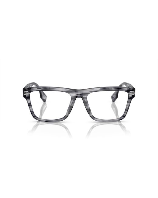 Burberry Black Be2387 4097 Optical Frames Acetate Transparent Squared Normal for men