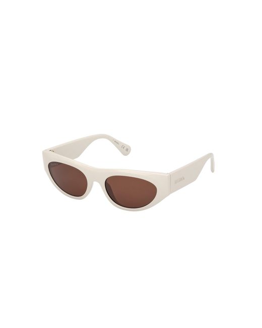 MAX&Co. Black Mo0147 25E Sunglasses Injected Cat Eye Normal