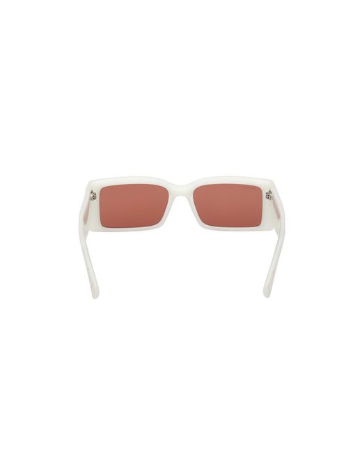 MAX&Co. White Mo0130 25E Sunglasses Injected Squared Normal