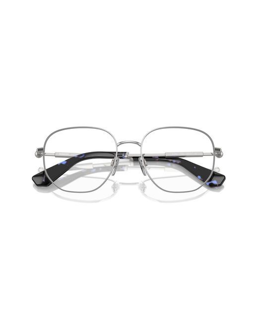 Burberry Black Be1385 1005 Optical Frames Metal Transparent Squared Normal