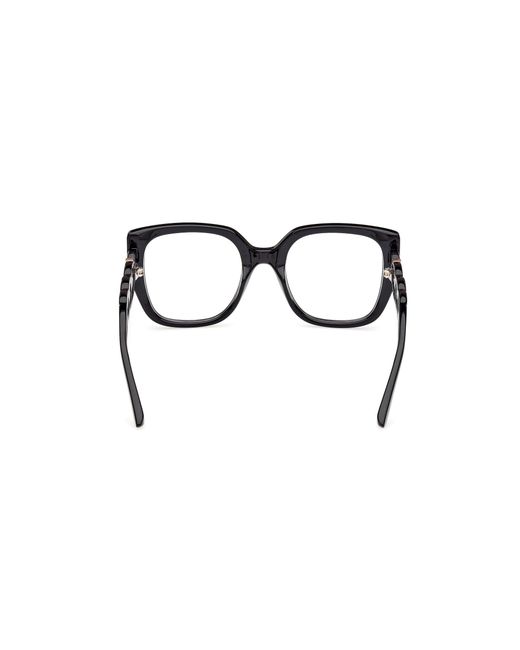 Guess Black Gu50118 001 Optical Frames Injected Squared Normal