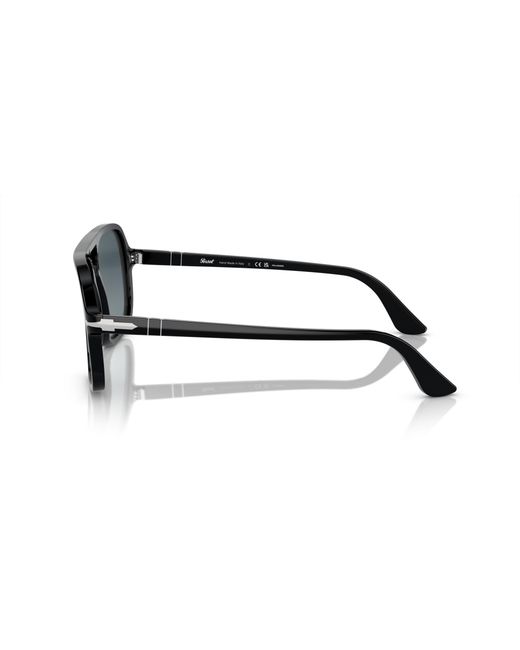 Persol Black Po3328S 95/S3 Sunglasses Acetate Pilot Polarized Shaded for men