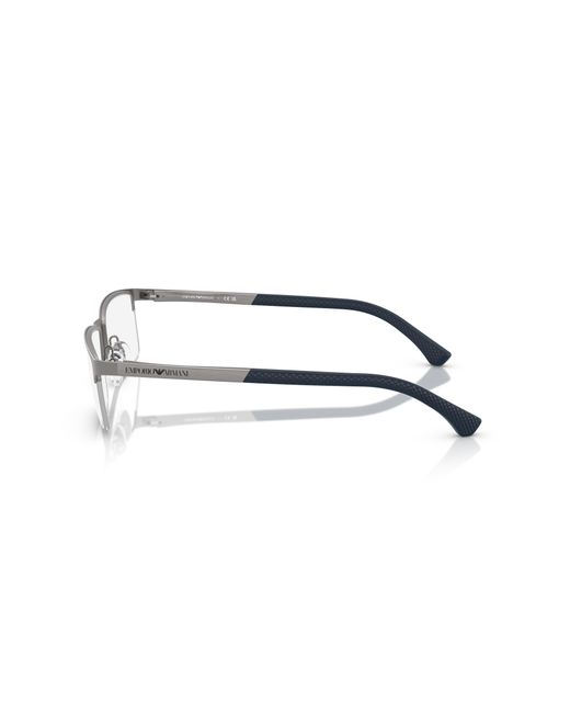 Emporio Armani Black Ea1041 3009 Optical Frames Metal Transparent Squared Normal for men