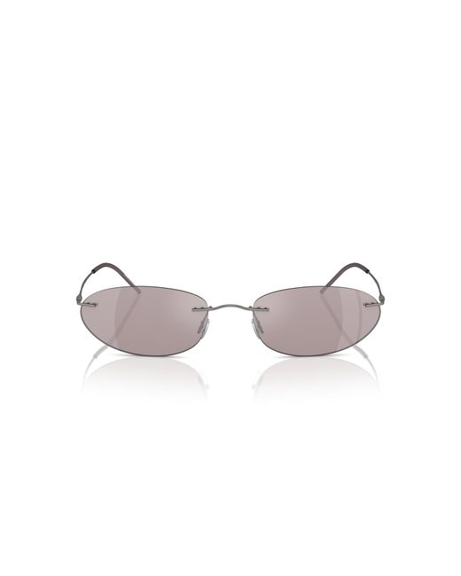 Giorgio Armani Black Ar1508M 3003Ak Sunglasses Metal Round Normal Flash