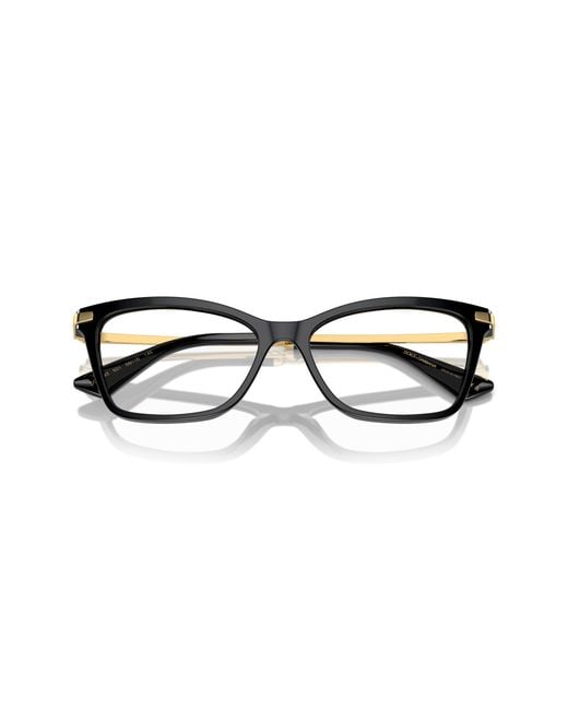 Dolce & Gabbana Black Dg3393 501 Optical Frames Acetate Transparent Squared Normal
