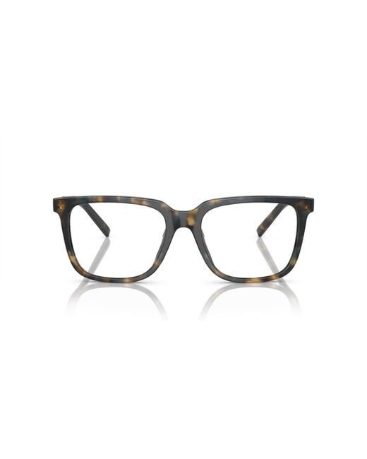 Giorgio Armani Black Ar7252U 6048 Optical Frames Acetate Transparent Squared Normal for men