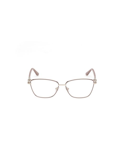 Guess Black Gu50179 058 Optical Frames Metal Squared Normal