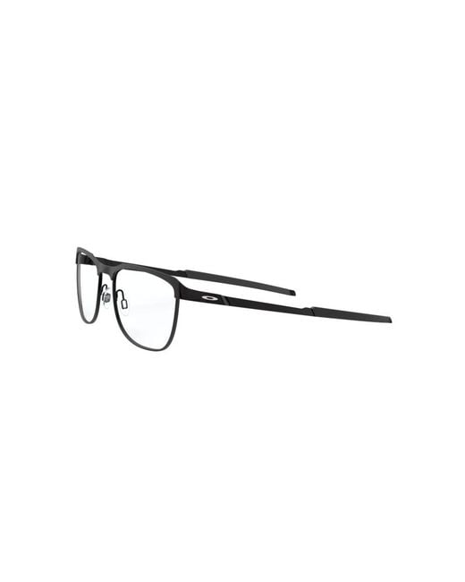 Oakley Black Ox3244 Tail Pipe 324401 Optical Frames Metal Squared Normal for men