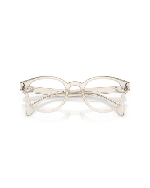 Moncler Black Me2020 3003 Optical Frames Acetate Transparent Round Normal