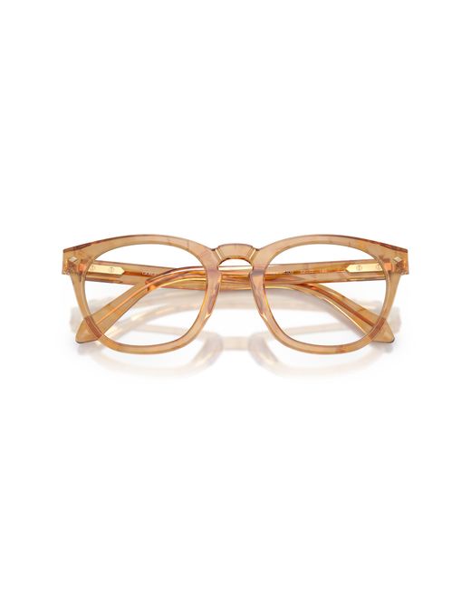 Giorgio Armani Black Ar7284 6300 Optical Frames Acetate Round Normal for men