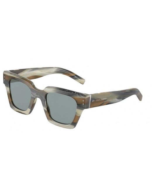 Dolce & Gabbana Black Dg4413 339087 Sunglasses Plastic Squared for men
