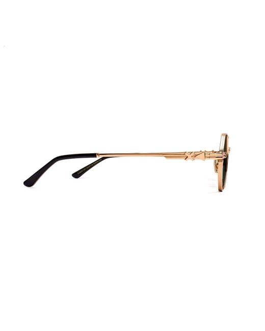 Xlab Metallic Ponza Sunglasses Metal G15 Geometric Polarized