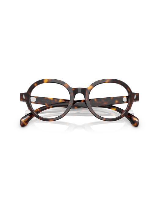Moncler Black Me2005 3002 Optical Frames Acetate Transparent Round Normal