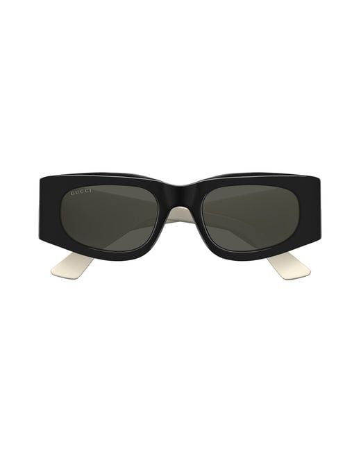 Gucci Black Gg1664S 001 Sunglasses Acetate Squared