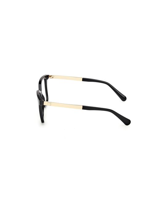 MAX&Co. Black Mo5189 001 Optical Frames Injected Squared Normal