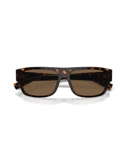 Dolce & Gabbana Black Dg4455 502/73 Sunglasses Acetate Squared Normal for men