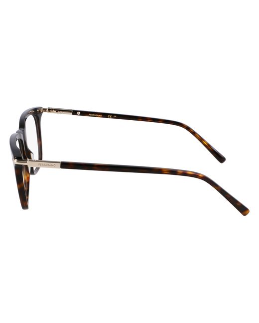 Ferragamo Black Sf3007 242 Optical Frames Acetate Squared Normal for men