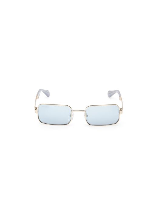 MAX&Co. Black Mo0140 32X Sunglasses Metal Squared Normal