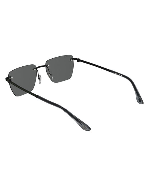 Lacoste Black L282S 002 Sunglasses Metal Squared Normal for men