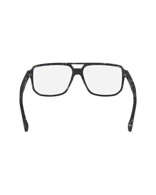 Karl Lagerfeld Black Kl6156 023 Optical Frames Acetate Pilot Normal Normal for men