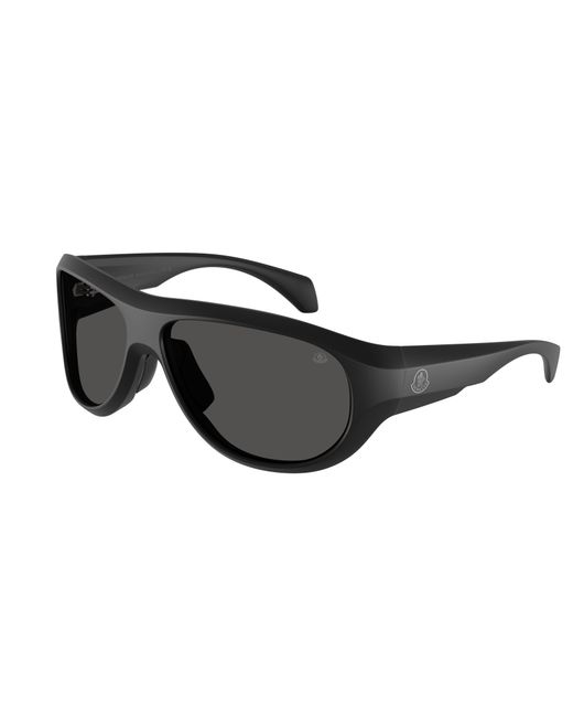 Moncler Black Me8013 Bleacher 500687 Sunglasses Injected Round Normal