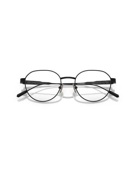 Moncler Black Me1007Td 1001 Optical Frames Titanium Transparent Round Normal