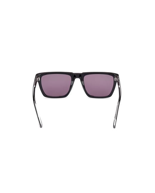 Web Black We0379 05A Sunglasses Acetate Smoke Squared Normal for men