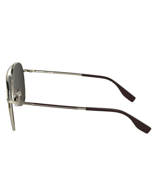 Karl Lagerfeld Black Kl360S 712 Sunglasses Metal Pilot Normal
