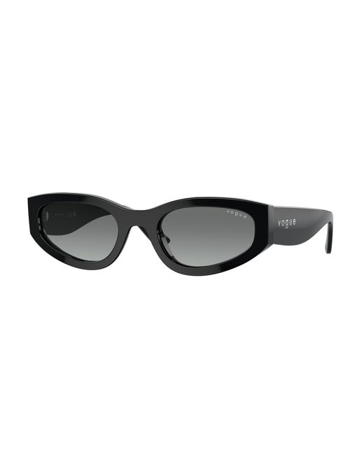 Vogue Eyewear Black Vo5585S W44/11 Sunglasses Acetate Geometric Normal Shaded