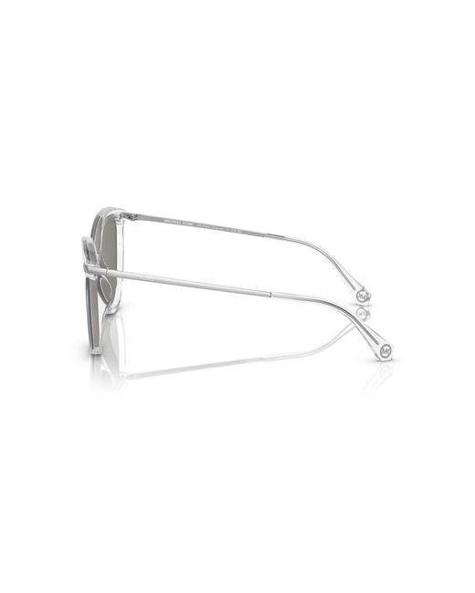 Michael Kors Black Mk2184U Dupont 30156G Sunglasses Injected Cat Eye Mirrored Shaded