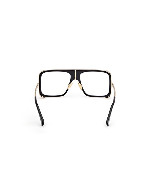 Max Mara Black Mm5172-B 001 Optical Frames Acetate Pilot Normal