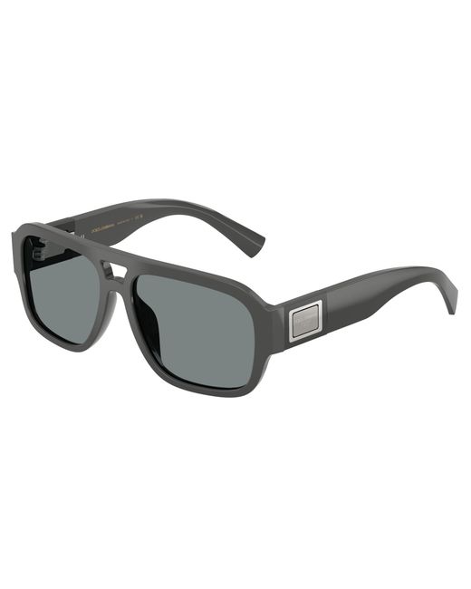 Dolce & Gabbana Black Dg4506 3090/1 Sunglasses Acetate Pilot Normal for men