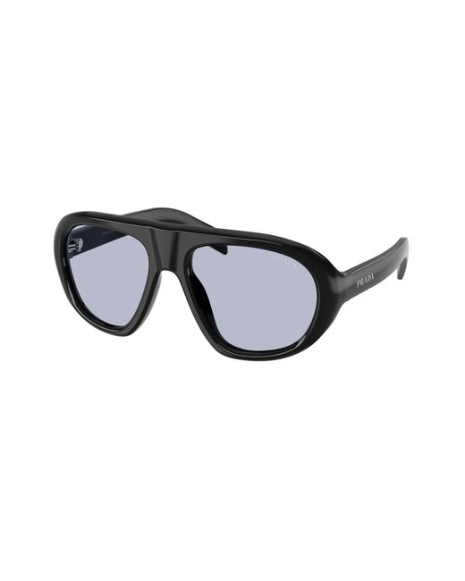 Prada Black Pr C05S 16K30X Sunglasses Acetate Geometric Normal