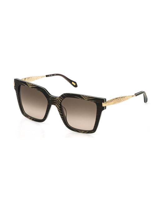 Just Cavalli Black Sjc201 0At6 Sunglasses Acetate Squared Normal Nuanced